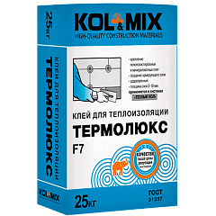 Клей для теплоизоляции ТЕРМОЛЮКС F7 25кг